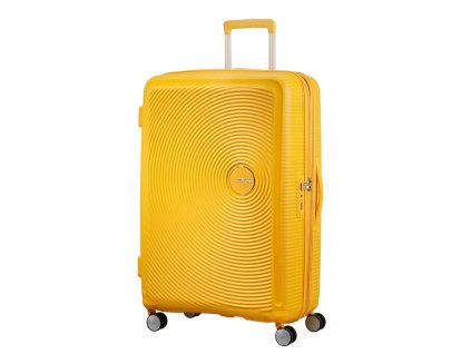 American Tourister SOUNDBOX L 77/28 TSA EXP - GOLDEN YELLOW + LED svítilna