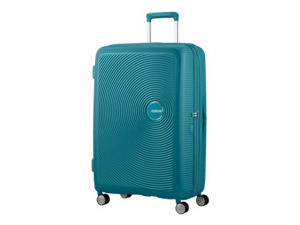 American Tourister SOUNDBOX L 77/28 TSA EXP - JADE GREEN + LED svítilna