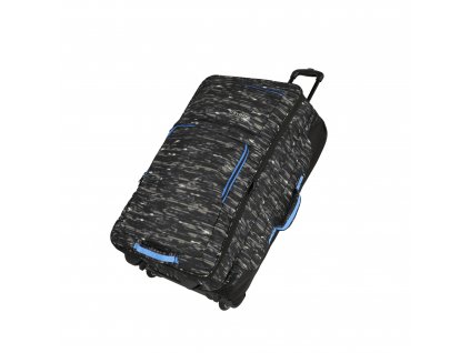Travelite Basics Doubledecker Black print + LED svítilna
