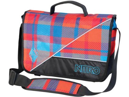 NITRO taška EVIDENCE BAG plaid red-blue