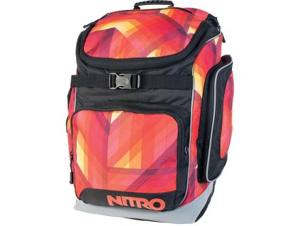 NITRO batoh BANDIT geo fire + LED svítilna