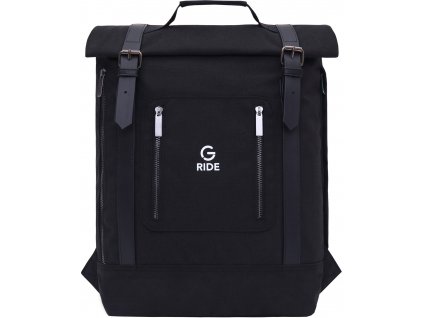 G.RIDE batoh BALTHAZAR black essentiel line + LED svítilna