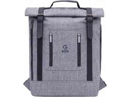 G.RIDE batoh BALTHAZAR grey + LED svítilna