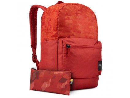 Case Logic Founder batoh 26L CCAM2126 - cihlově červený se vzorem