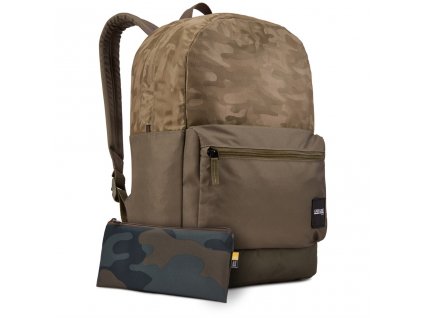 Case Logic Founder batoh 26L CCAM2126 - olivově hnědý se vzorem