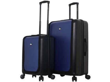 Sada cestovních kufrů MIA TORO M1709/2 - černá/modrá + LED svítilna