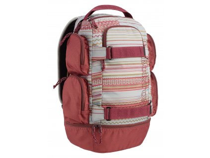 Burton DISTORTION AQUA GRAY REVL PRINT 29 l + LED svítilna