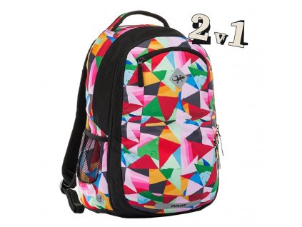 Dětský batoh Školní y 2v1 VIKI Colors, barva více barev ,Objem 21 - 30 litrů