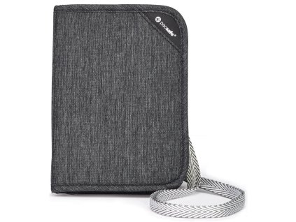 PACSAFE peneženka RFIDsafe V150 granite melange