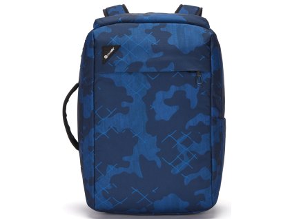 Pánský batoh PACSAFE VIBE 28L BACKPACK blue camo, barva Modrá ,Objem 21 - 30 litrů
