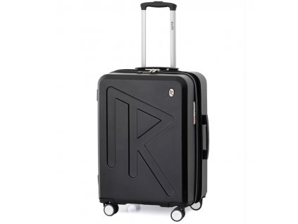 Cestovní kufr Raido Numero Uno Black Mood Line M + LED svítilna