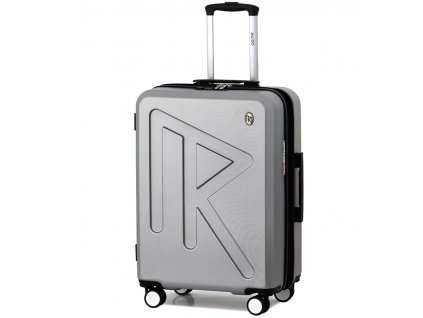 Cestovní kufr Raido Numero Uno Silver Mood Line M + LED svítilna