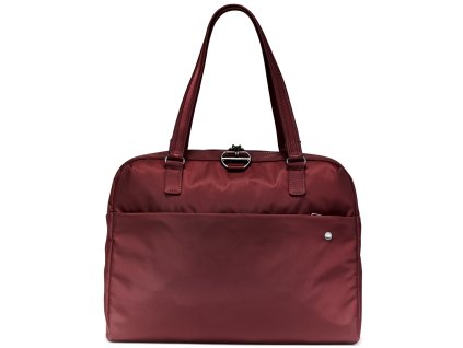 PACSAFE taška CITYSAFE CX SLIM BRIEFCASE merlot + LED svítilna