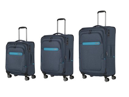Travelite Madeira S,M,L Navy/Blue + LED svítilna