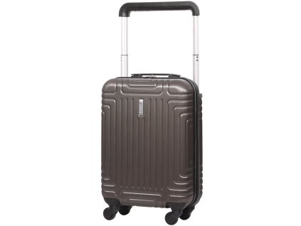 Kabinové zavazadlo AEROLITE T-2821/3-S ABS - charcoal + Čelová LED svítilna 3W