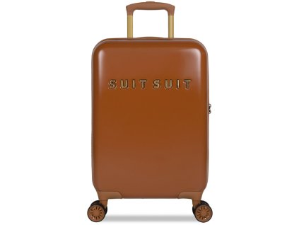 Kabinové zavazadlo SUITSUIT® TR-7106/3-S - Fab Seventies Leather Brown + LED svítilna