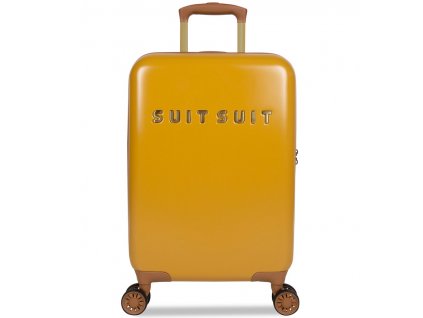 Kabinové zavazadlo SUITSUIT® TR-7107/3-S - Fab Seventies Lemon Curry + LED svítilna