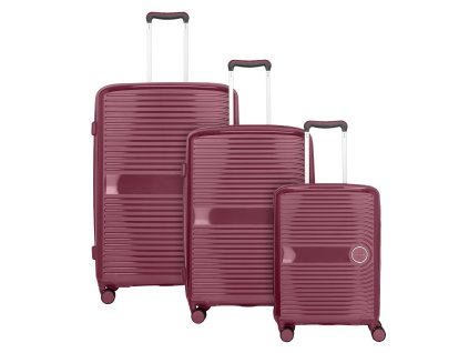 Travelite Ceris S,M,L Blackberry – sada 3 kufrů