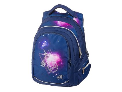 holčičí batoh Studentský FAME Navy, barva Modrá ,Objem 31 - 40 litrů