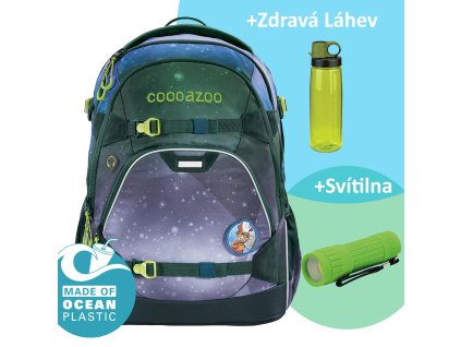 Školní batoh coocazoo ScaleRale, OceanEmotion Galaxy Blue, certifikát AGR