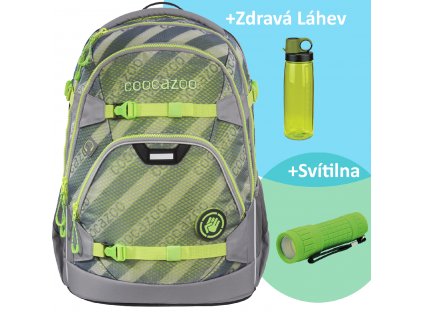 Školní batoh coocazoo ScaleRale, MeshFlash Neongreen, certifikát AGR