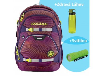 Školní batoh coocazoo ScaleRale 30l Sonicl.Purple, certifikát AGR