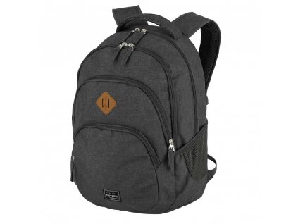 Pánský batoh Travelite Basics Backpack Melange Anthracite, barva šedá ,Objem 21 - 30 litrů