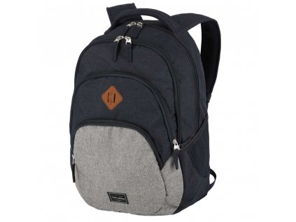 Pánský batoh Travelite Basics Backpack Melange Navy/grey, barva Modrá