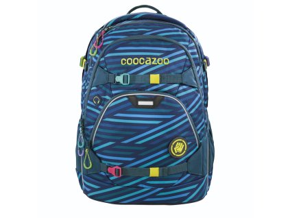 Batoh do 3. třídy Školní coocazoo ScaleRale, Zebra Stripe Blue, certifikát AGR