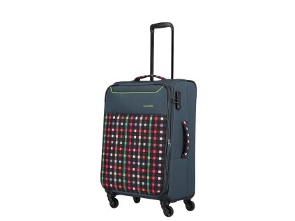 Travelite Argon M Checked Pattern + LED svítilna