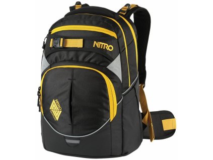 Pánský batoh NITRO SUPERHERO golden black 30l, barva černá