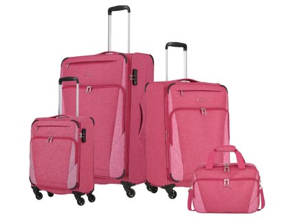 Travelite Jakku 4w S,M,L + BB Red + LED svítilna