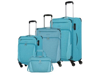 Travelite Jakku 4w S,M,L + BB Turquoise + LED svítilna