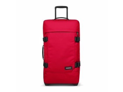 EASTPAK TRANVERZ M Sailor Red + LED svítilna