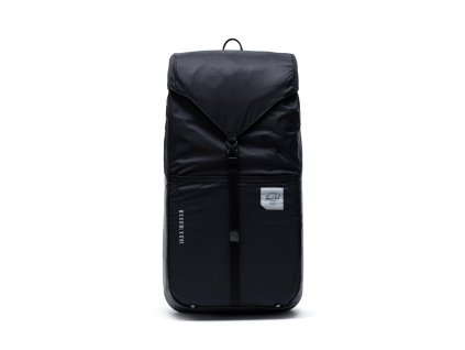 HERSCHEL Ultralight Daypack NYLON BLACK 20 l + LED svítilna