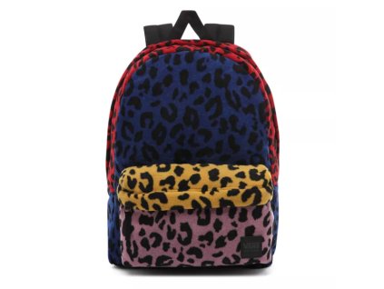Dámský batoh VANS WM DEANA III BACKPAC Leopard Patch 22 l, barva více barev ,Objem 21 - 30 litrů