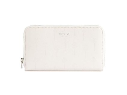 Golla Alicia Cream - dámská peněženka + LED svítilna