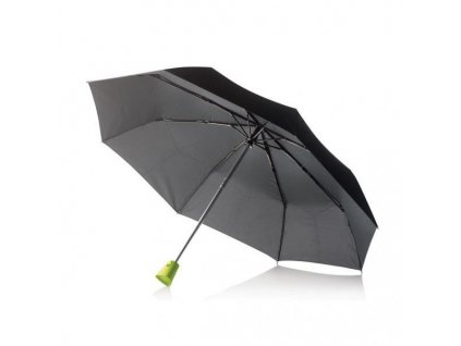 XD Design Automatický skládací deštník Brolly zelená rukojeť