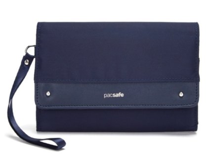 PACSAFE peněženka RFIDSAFE CLUTCH WALLET nightfall