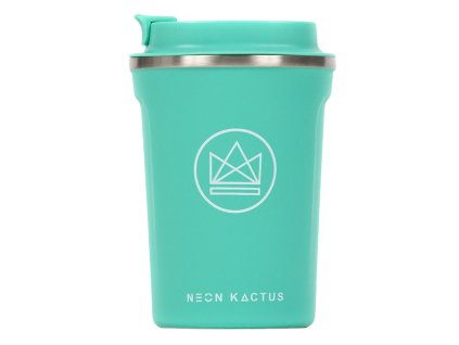 Neon Kactus Designový termohrnek, 380 ml zelený