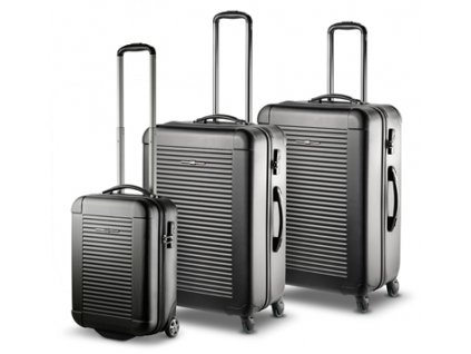 Ciak Roncato 101 PC Light S,M,L Black – sada 3 kufrů + Sluchátka, myš nebo pouzdro