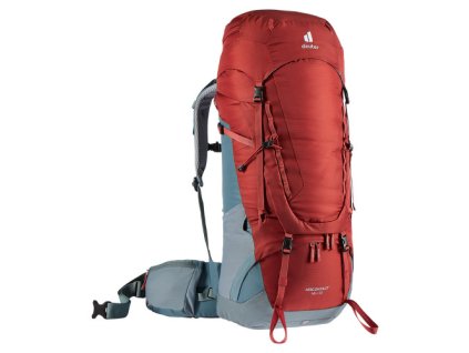 Pánský batoh Deuter Aircontact 45 + 10 lava-teal, barva červená ,Objem 41 - 50 litrů