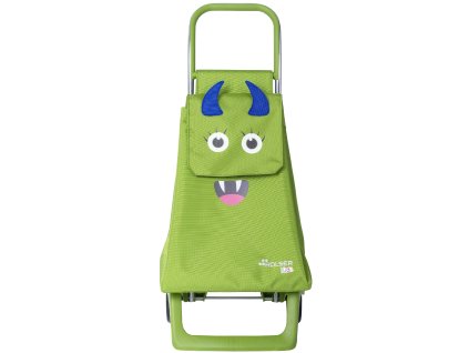 Rolser Monster Kid MF Joy 2 dětská nákupní taška na kolečkách, zelená