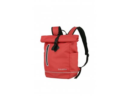 Pánský batoh Travelite Basics Roll-up Plane Red, barva červená ,Objem 11 - 20 litrů