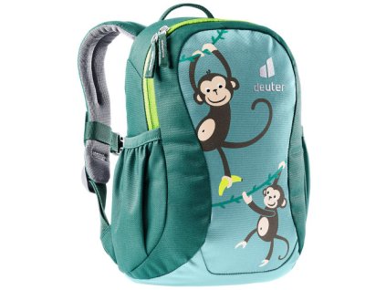 Dětský batoh Deuter Pico dustblue-alpinegreen, barva zelená ,Objem do 10 litrů