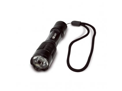 Solight kovová svítilna malá, 1W LED, černá, 1x AA