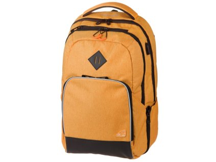 Pánský batoh Studentský COLLEGE Mustard, barva oranžová ,Objem 31 - 40 litrů