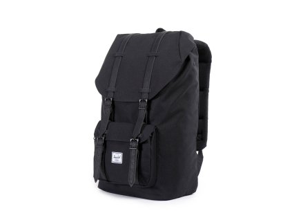 Pánský batoh Herschel Little America Black/Black 25L, barva černá ,Objem 21 - 30 litrů
