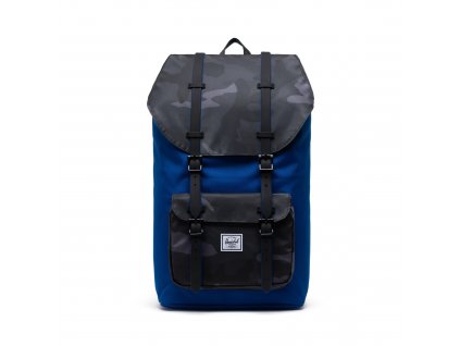 Pánský batoh Herschel Little America Surf The Web/Night Camo 25L, barva Modrá