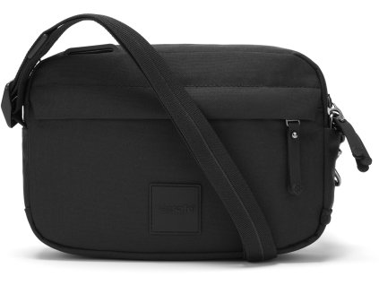 PACSAFE taška GO CROSSBODY black + Čelová LED svítilna 3W